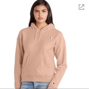 Champion Hoodie in “Spiced Almond Pink”